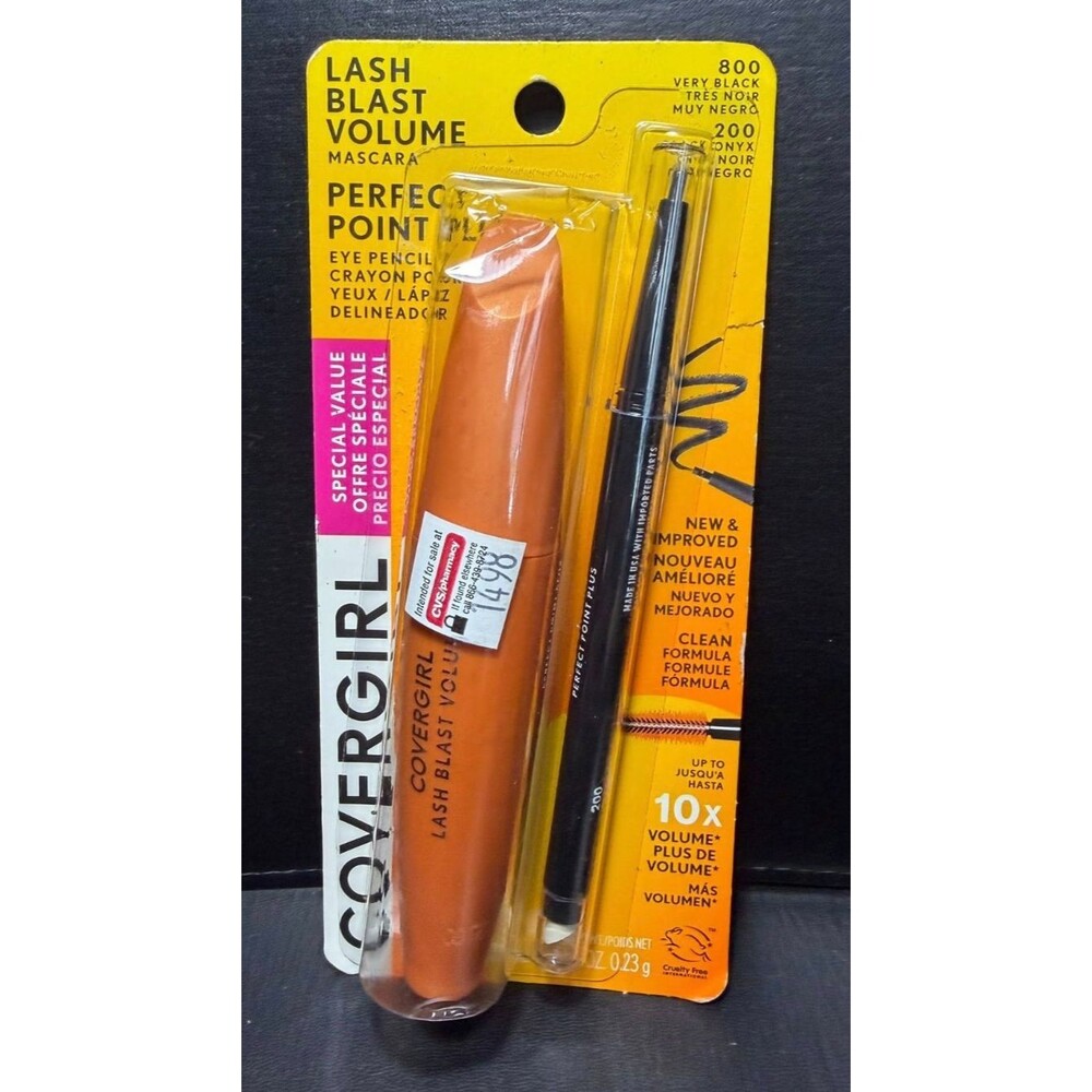 CoverGirl Lash Blast Volume 800 + Eye Pencil 200 Black Onyx